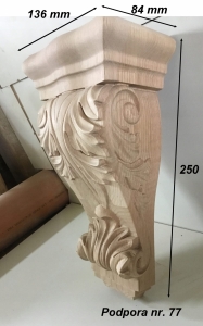 Podpora rzeźbiona nr 77
