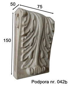Podpora rzeźbiona 042b