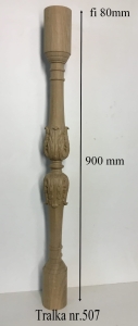 Tralka rzeźbiona nr. 507