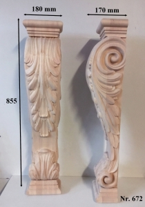 Podpora rzeźbiona nr 672