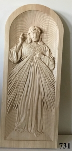 Płaskozeźba Jezus Miłosierny
