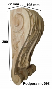 Korbel rzeźbiony nr. 098