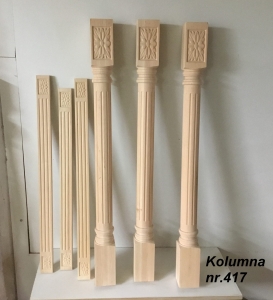 Kolumna drewniana nr. 417