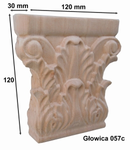 Podpora rzezbiona Głowica 057c